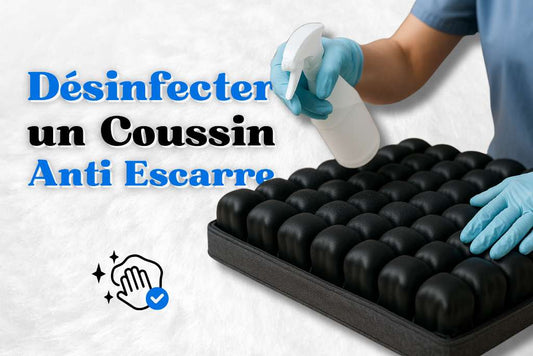 Comment désinfecter un coussin anti escarre ?