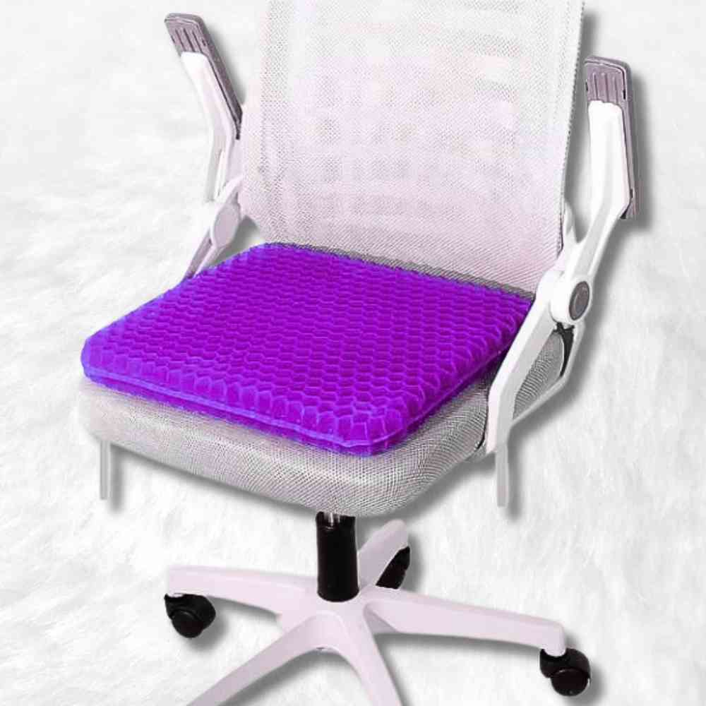 Coussin Anti-Escarre Fessier Gel sur un fauteuil