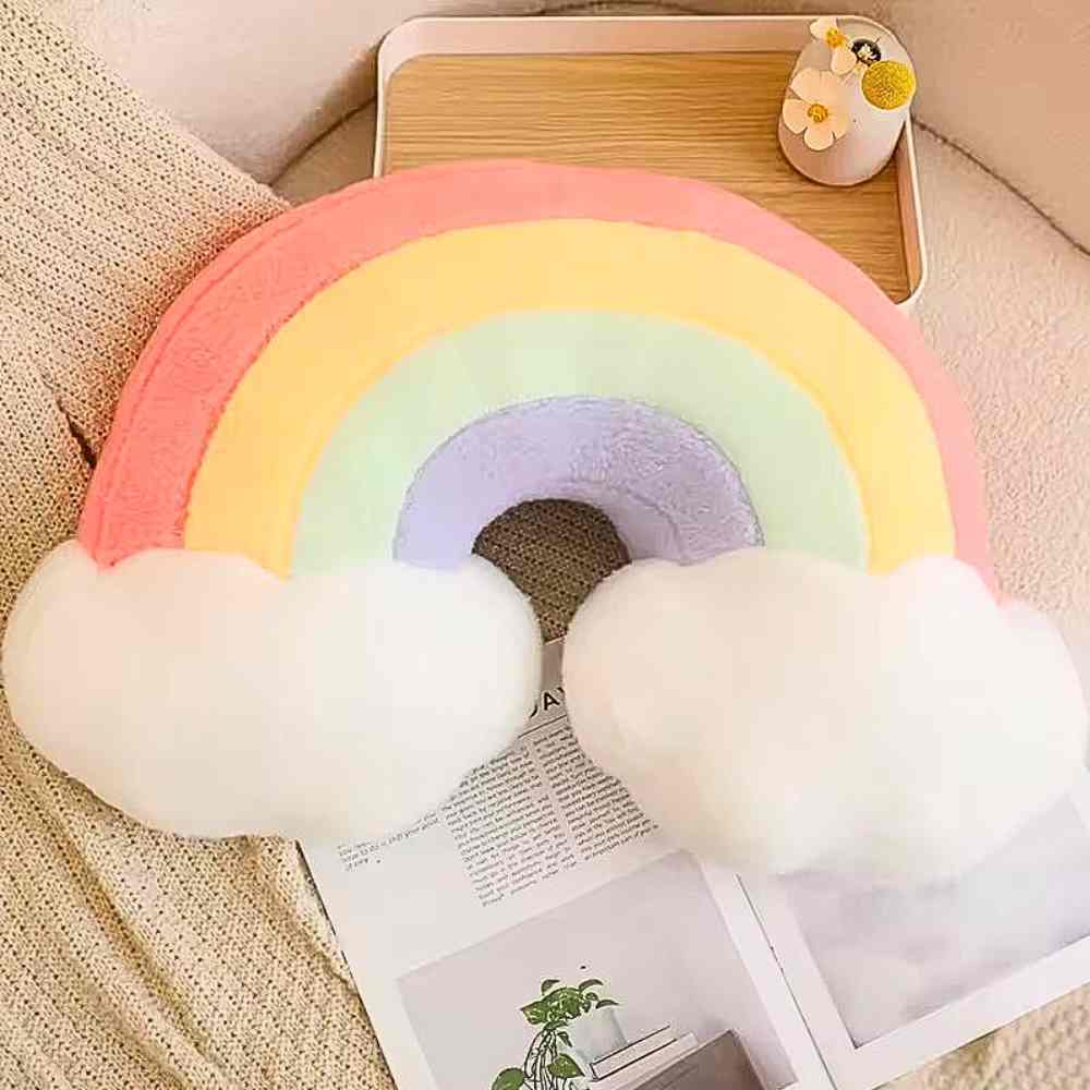 Coussin Arc en Ciel multicolore