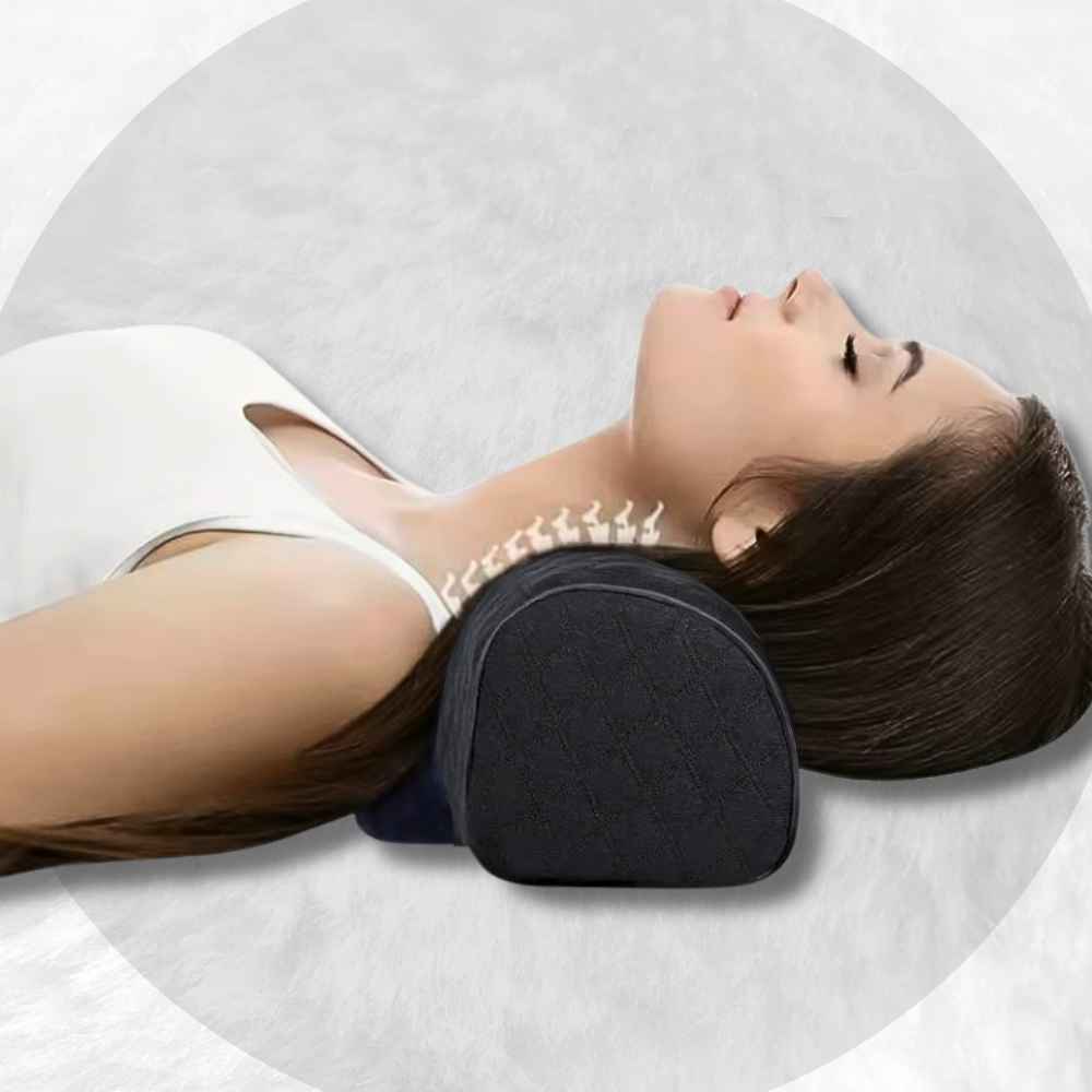 Utilisation du Coussin Cervical Massant Noir