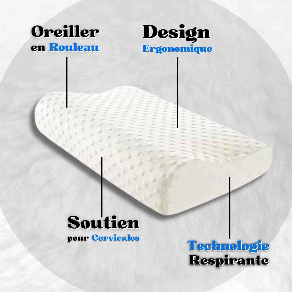 Informations du Coussin Cervical pour Dormir blanc