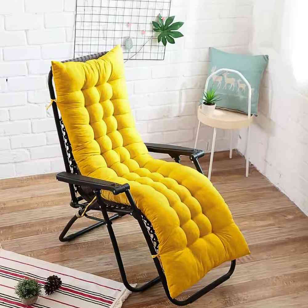 Coussin Chaise Longue jaune pour du transat