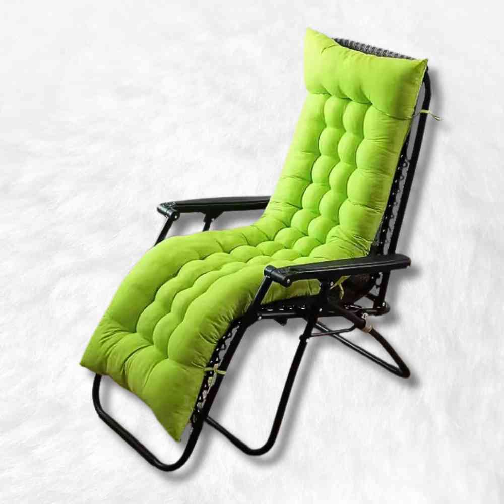 Coussin Chaise Longue vert