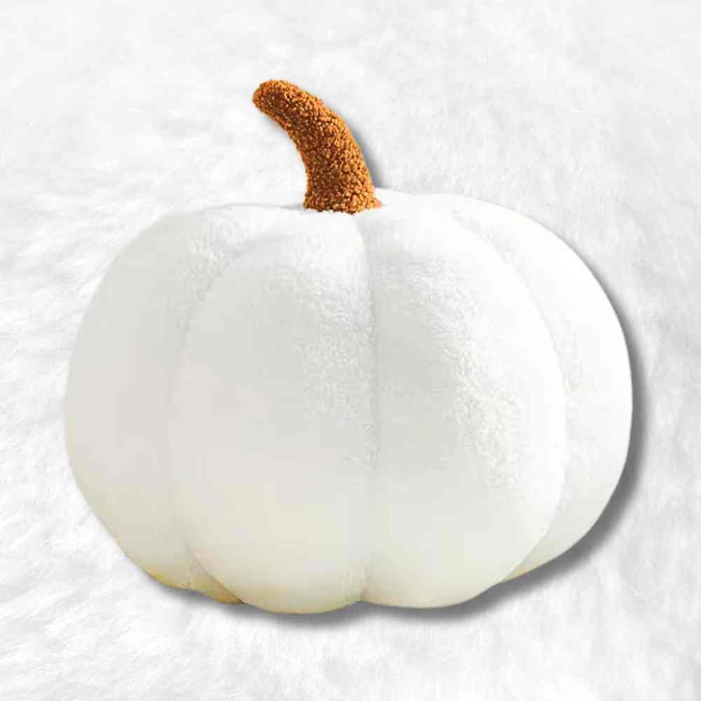 Coussin Citrouille blanc