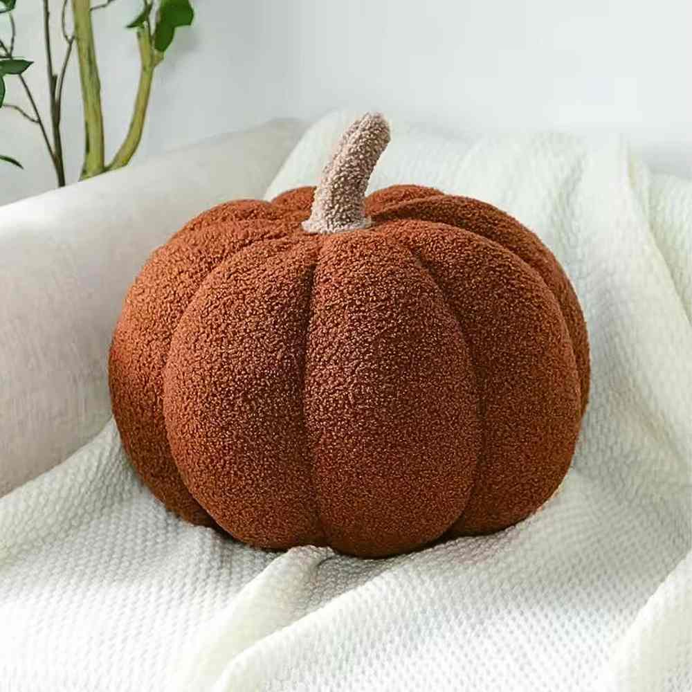 Coussin Citrouille marron à la maison