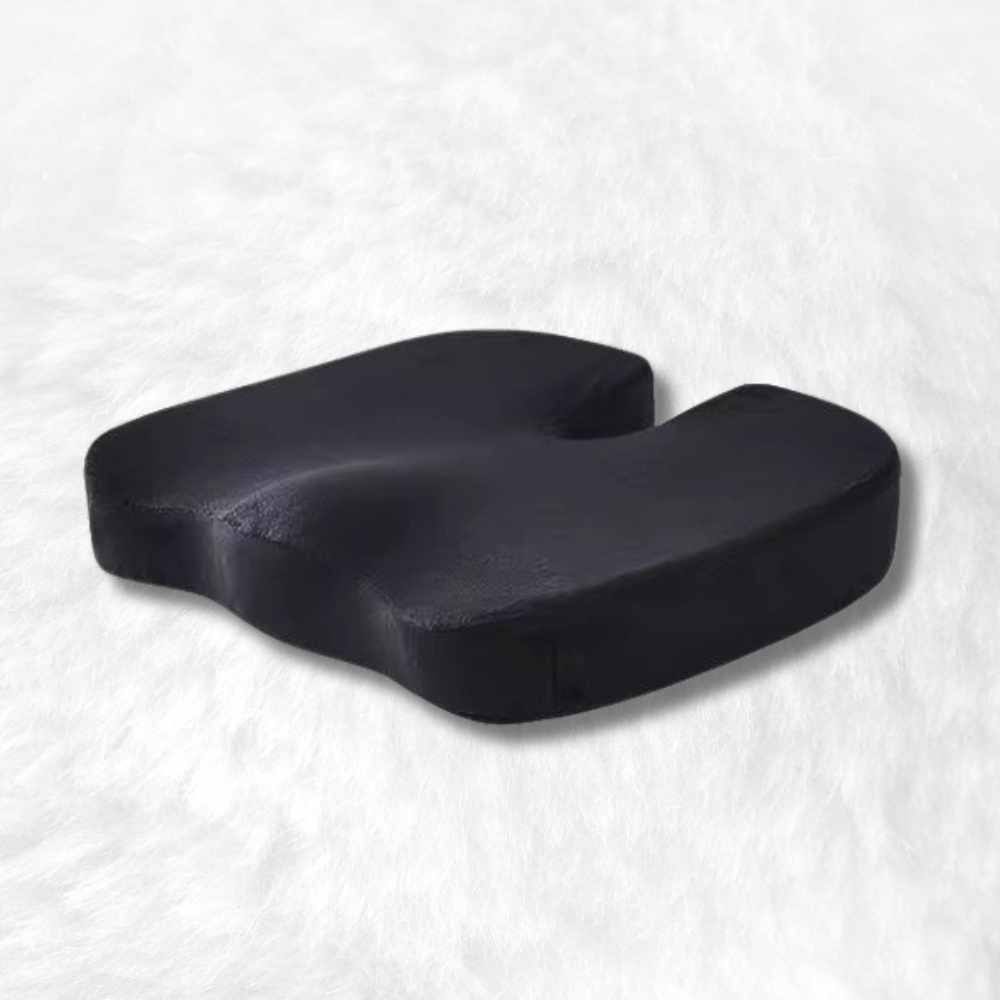 Coussin Coccyx mémoire de forme noir