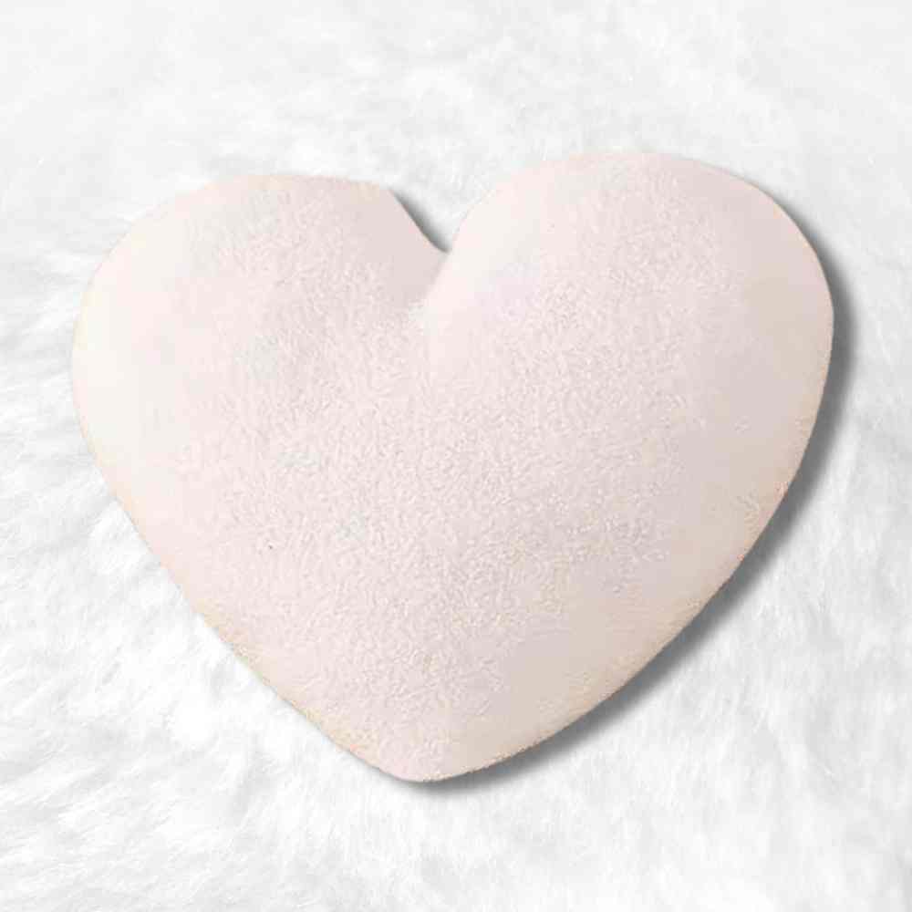 Coussin Coeur blanc
