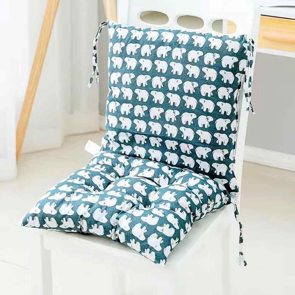 Coussin de Chaise avec Dossier bleu pour une maison