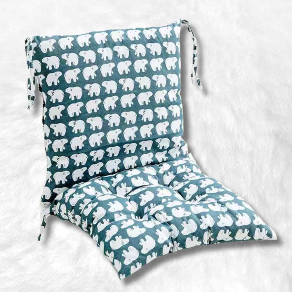 Coussin de Chaise avec Dossier bleu