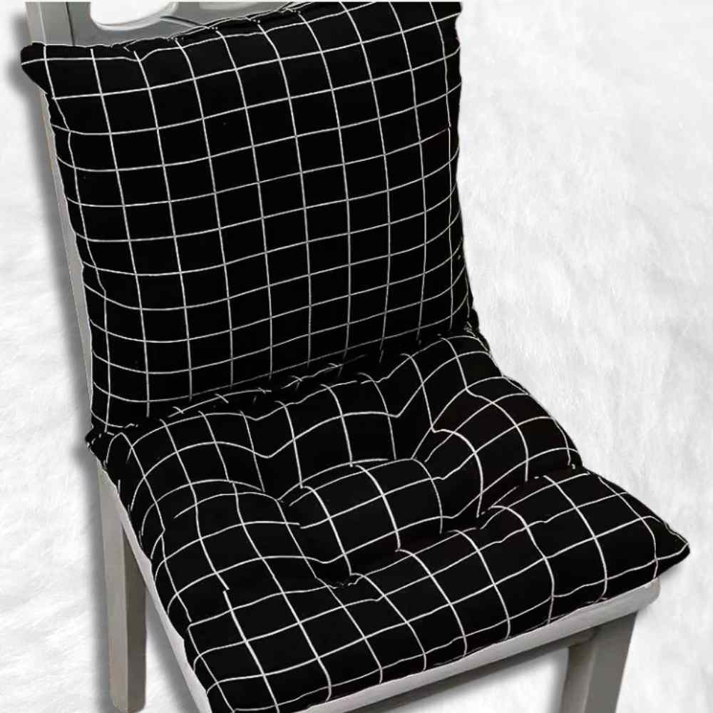 Coussin de Chaise avec Dossier noir