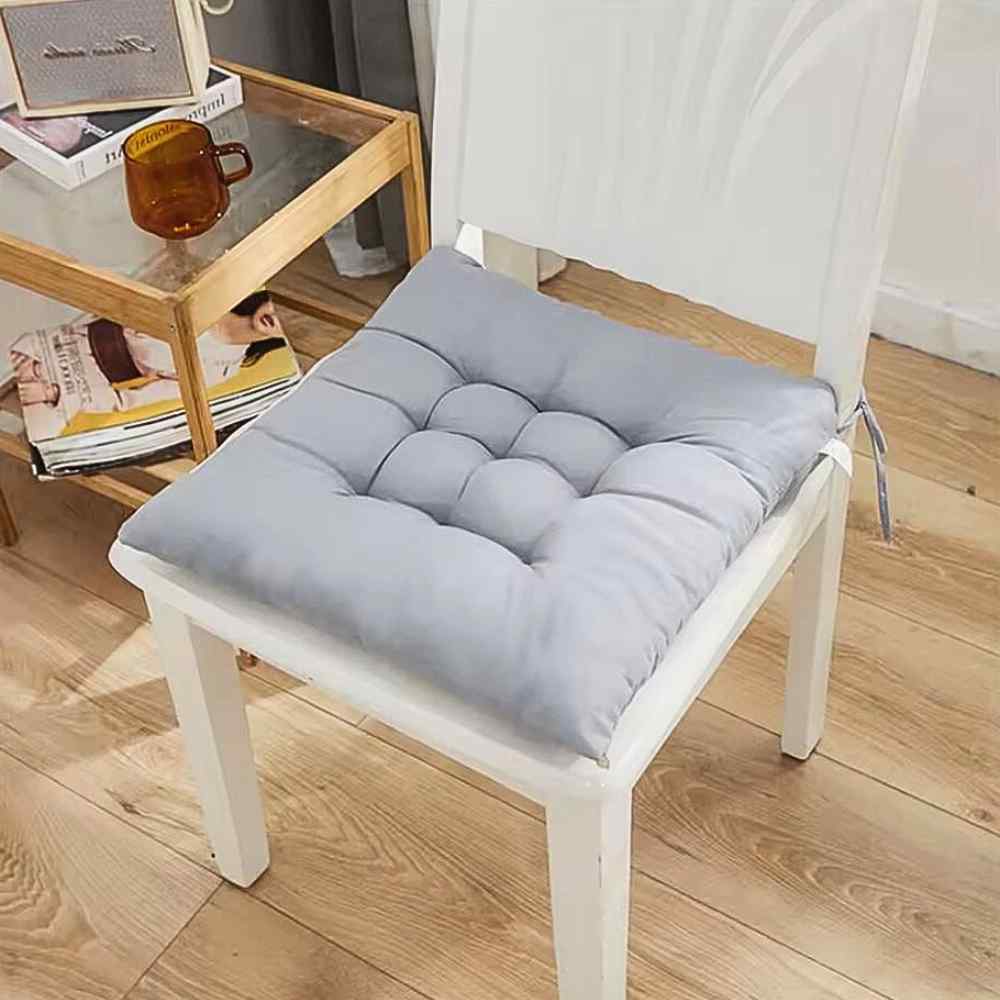 Coussin de Chaise Carré gris de maison
