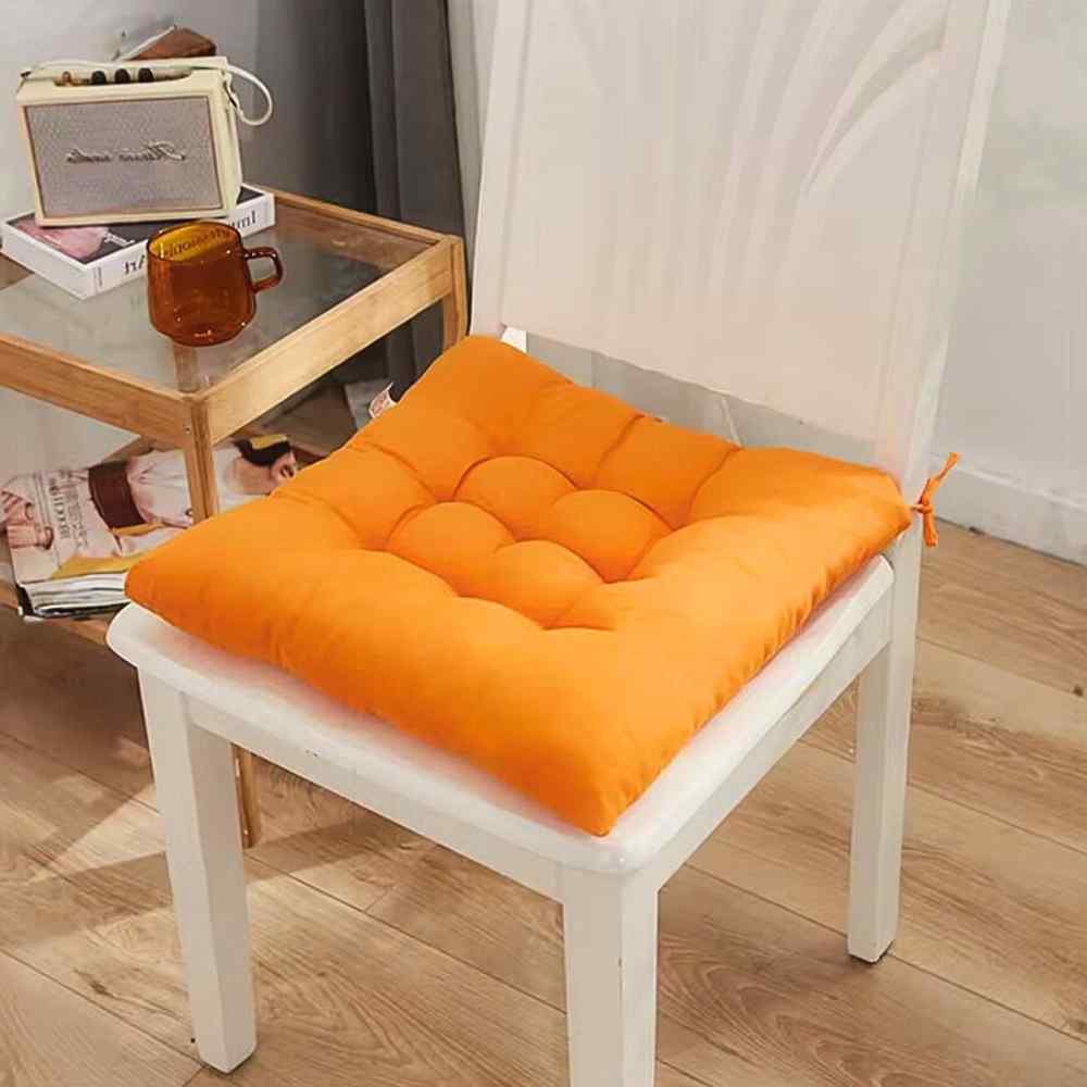 Coussin de Chaise Carré orange de maison
