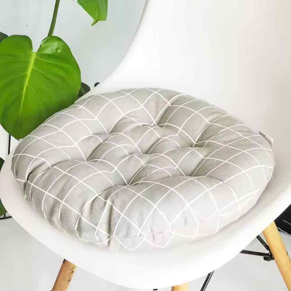Coussin de Chaise Rond gris clair pensé pour la maison