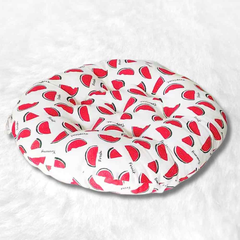 Coussin de Chaise Rond Pastèque