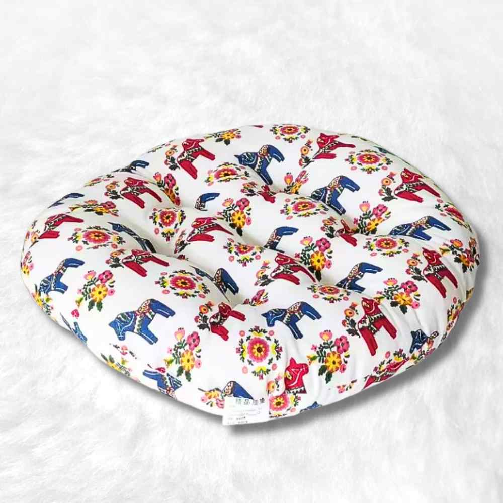 Coussin de Chaise Rond Scandinave