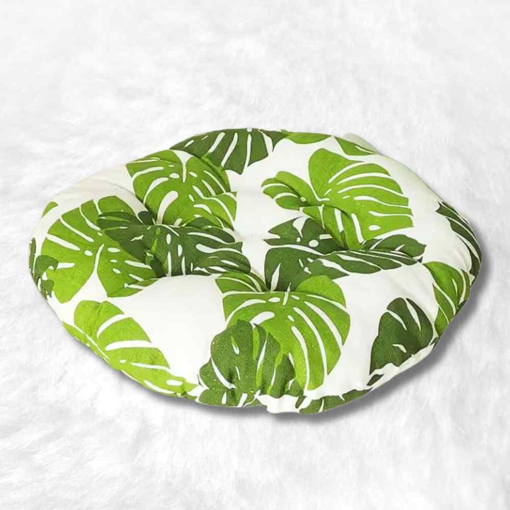 Coussin de Chaise Rond tropical