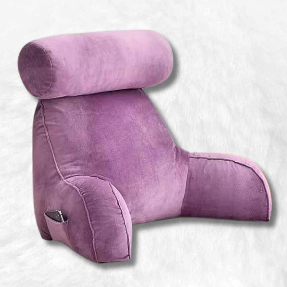 Coussin de Lecture à Accoudoirs Violet