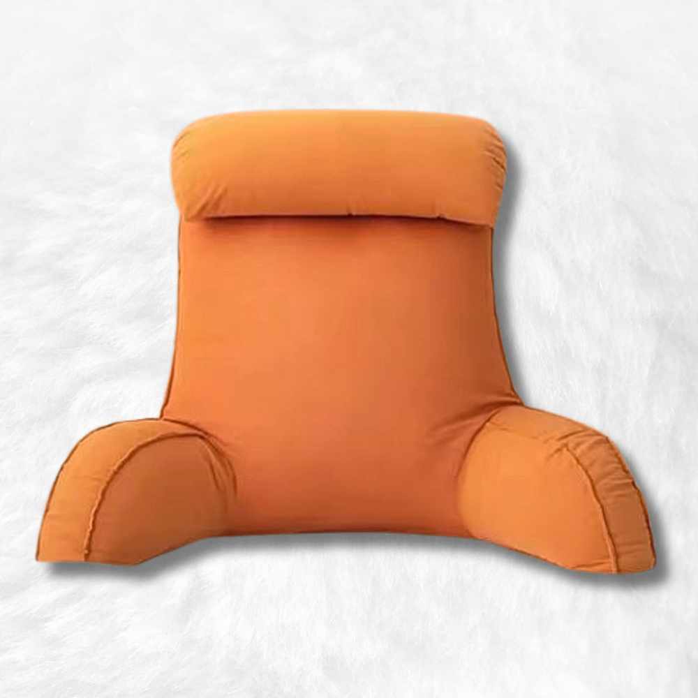 Coussin de Lecture pour Lit Orange
