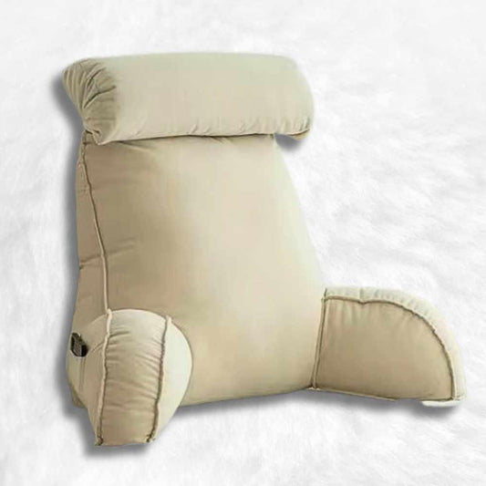 Coussin de Lecture Ergonomique Beige