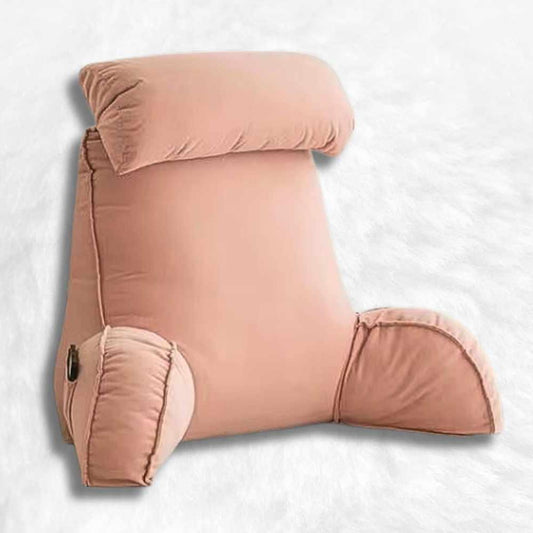 Coussin de Lecture Ergonomique Rose