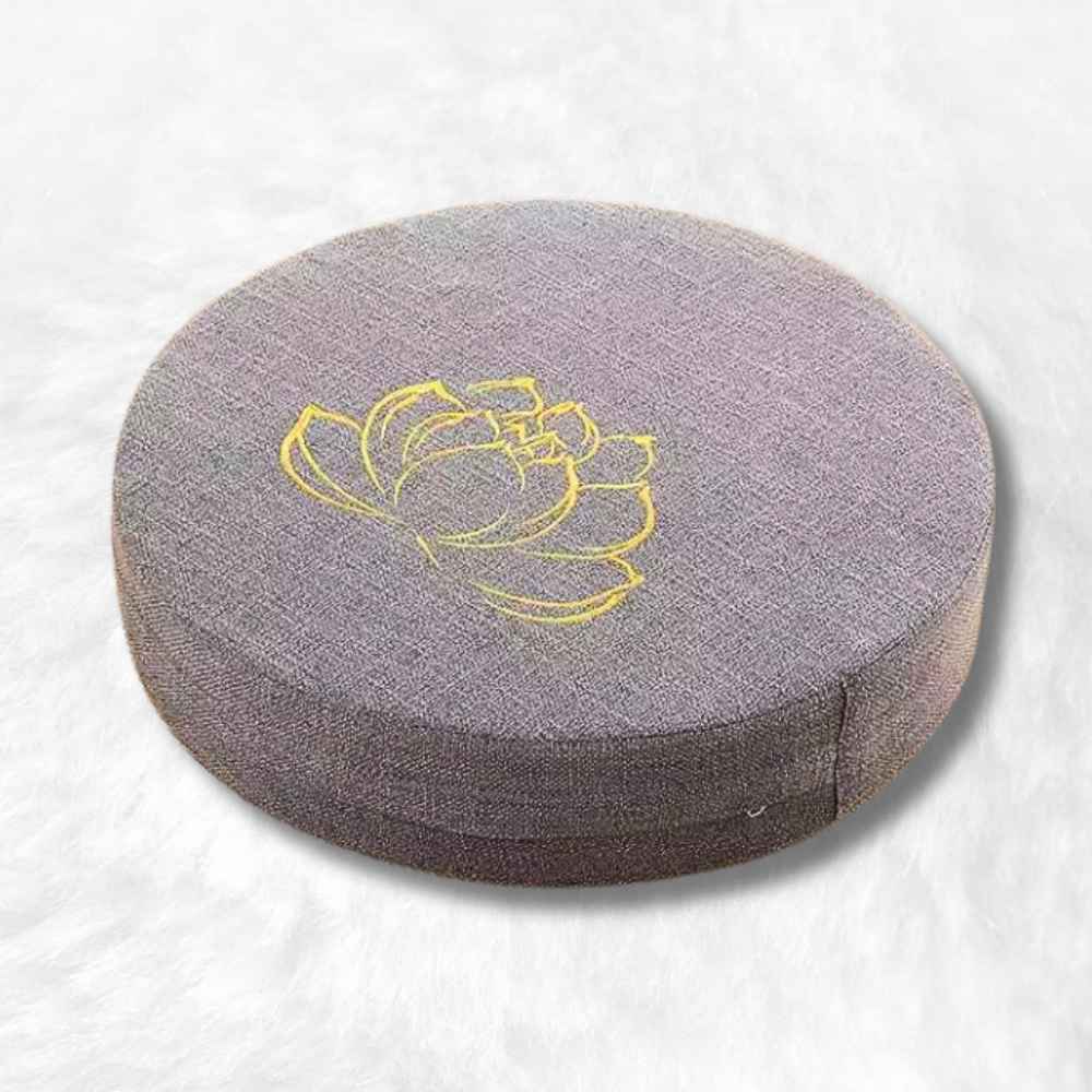 Coussin de Méditation Bouddhiste gris