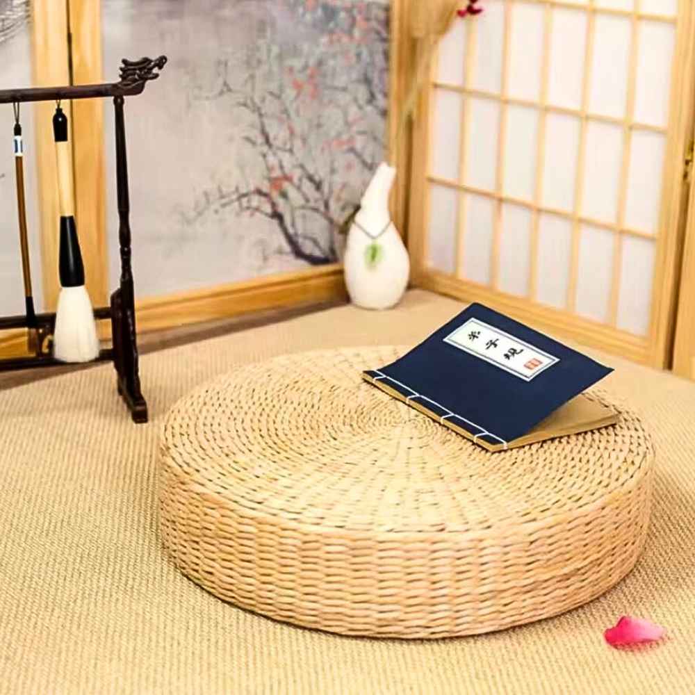 Coussin de Méditation Japonais dans un salon du japon