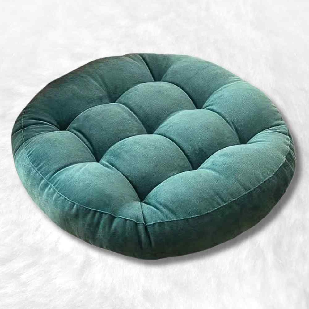 Coussin de Sol Rond vert