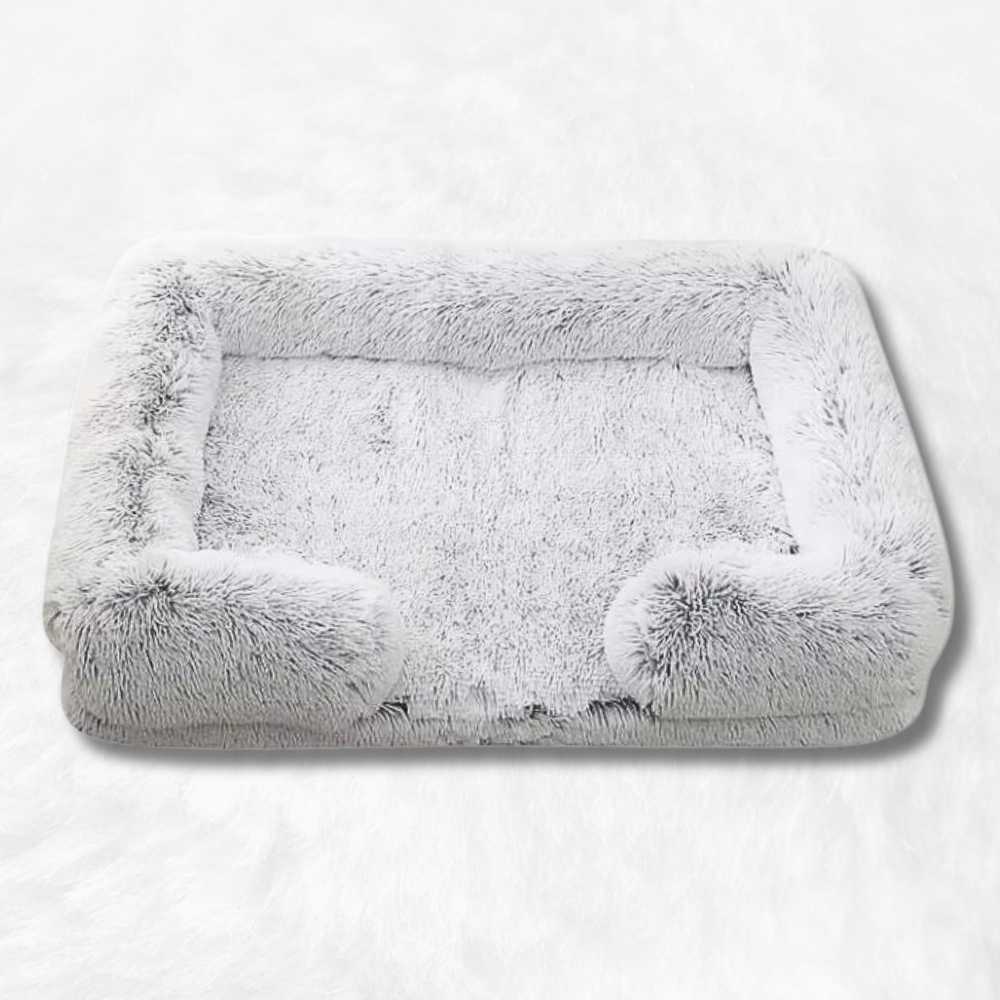 Coussin Anti-stress Déhoussable Neige pour Chien