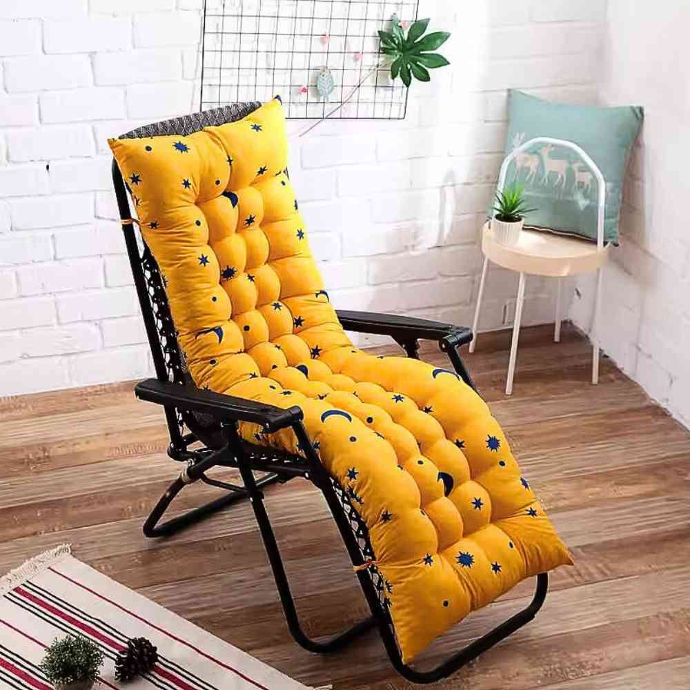 Coussin Fauteuil Jaune étoile relax