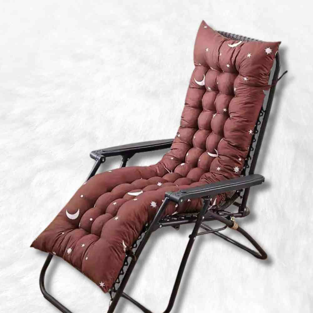 Coussin Fauteuil marron étoile