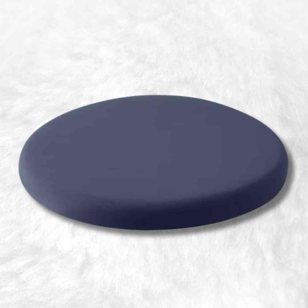 Coussin Galette de Chaise noir bleuté