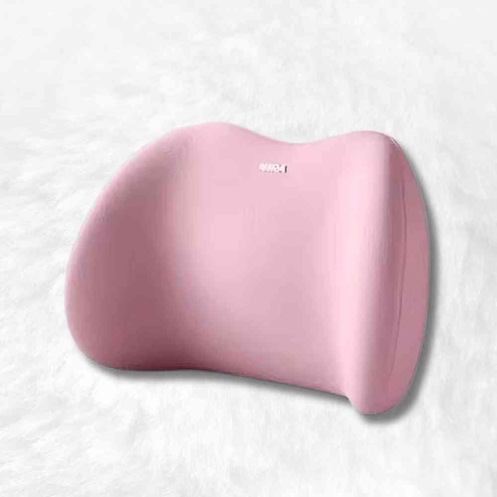 Coussin Lombaire Voiture Ergonomique rose