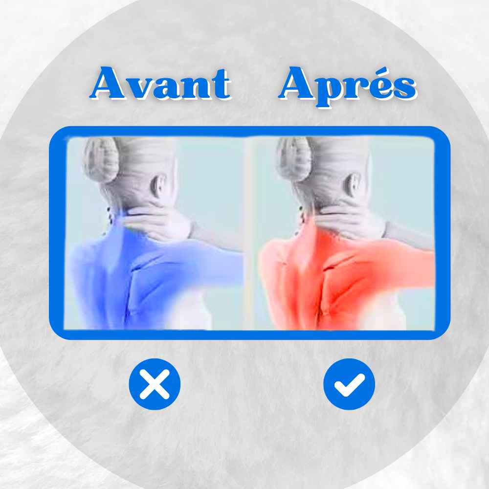 Coussin Massant Chauffant Cervicales Électrique pour soulager les douleurs