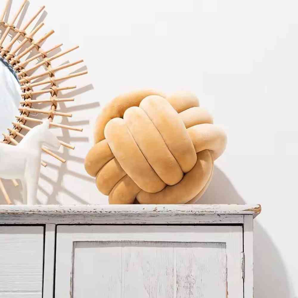 La décoration avec le Coussin Noeud Beige
