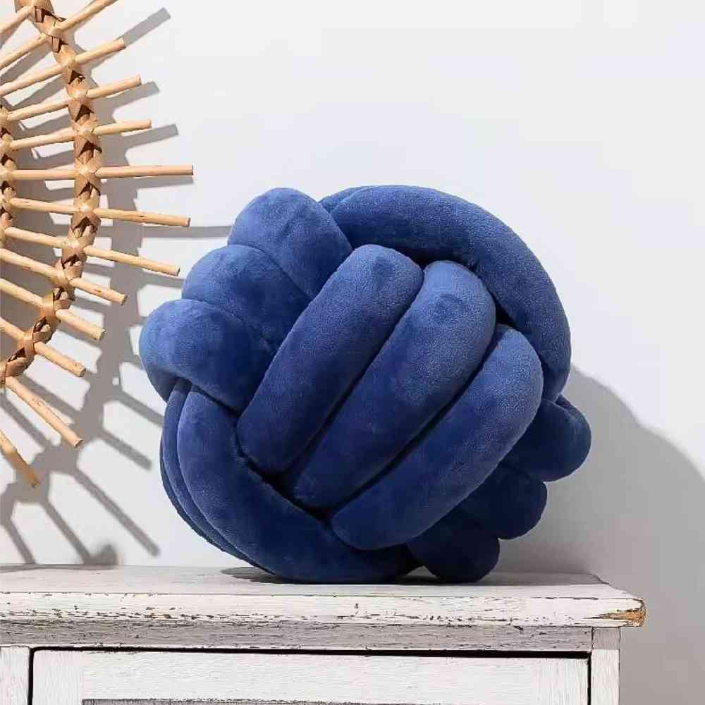 Décoration du Coussin Noeud Bleu