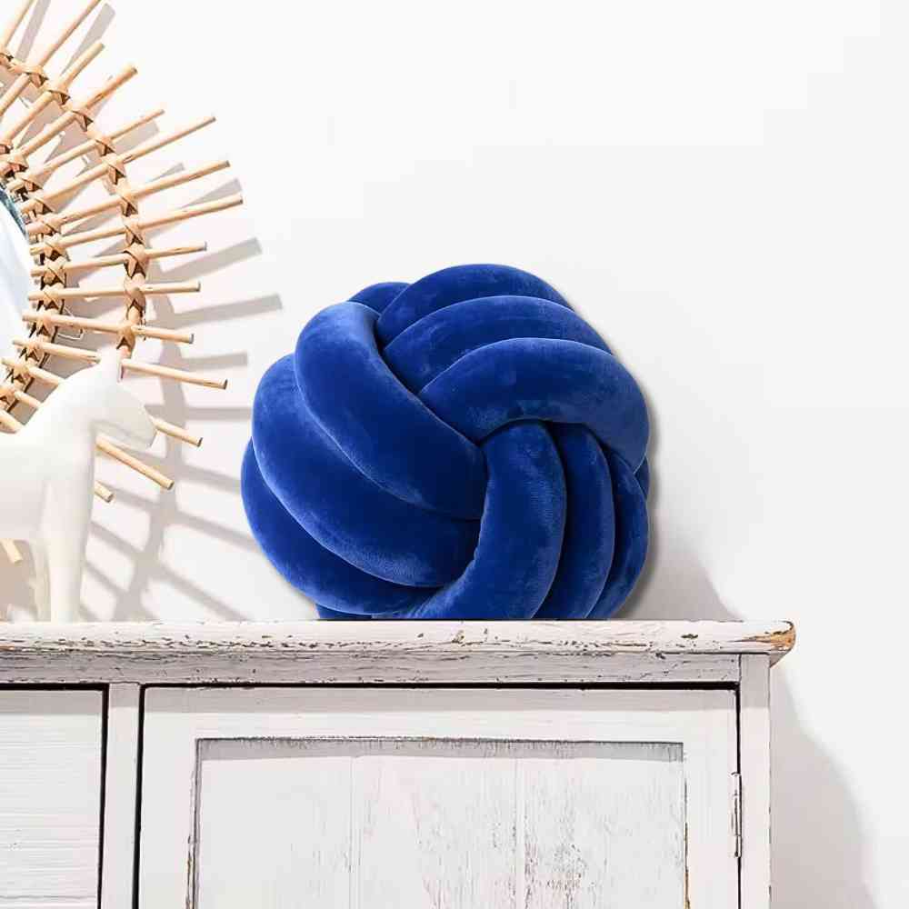 Coussin Noeud Bleu marine Décoration