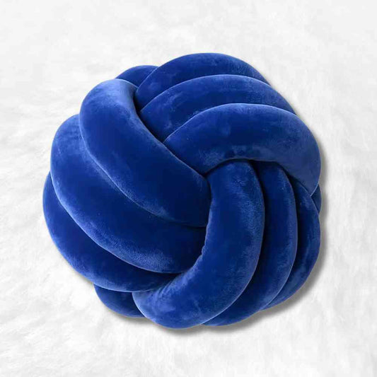 Coussin Noeud Bleu marine