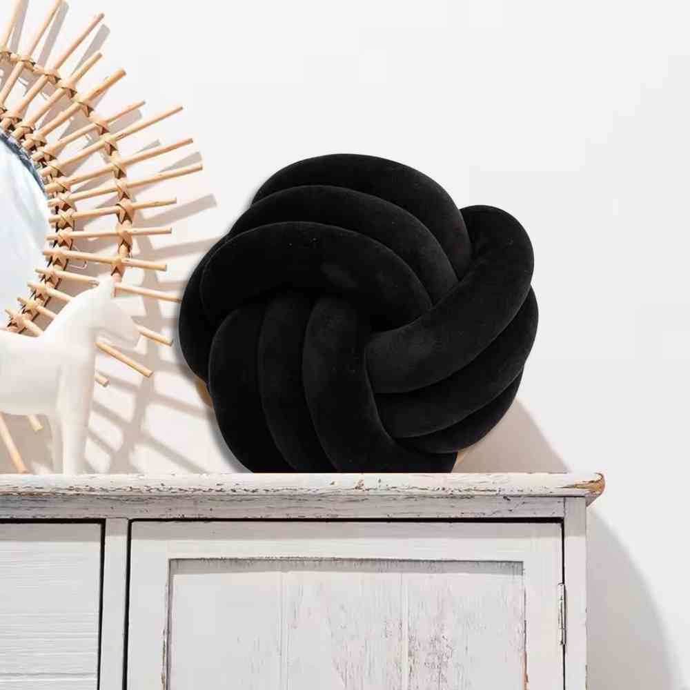 Décoration avec le Coussin Noeud Noir