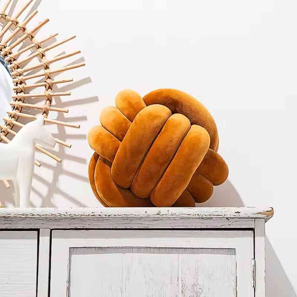 Décoration avec le Coussin Noeud Orange