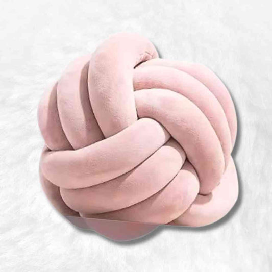 Coussin Noeud Rose pastel