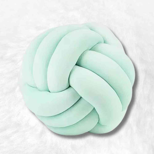 Coussin Noeud Vert pastel