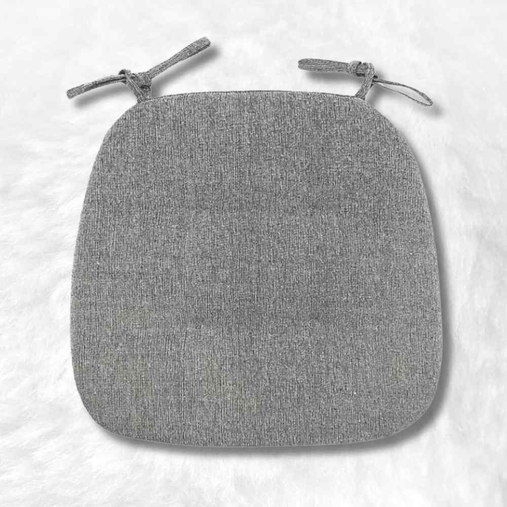 Coussin pour Chaise de Cuisine gris comme une galette