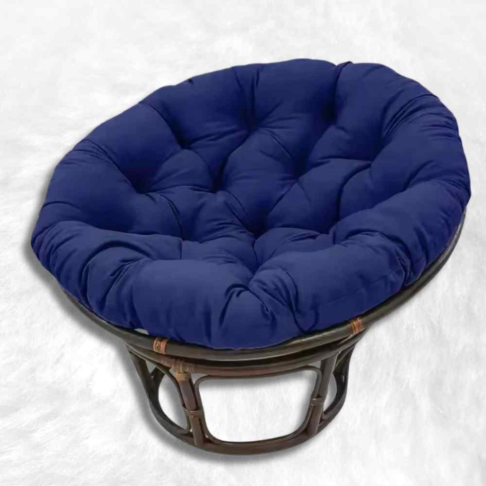 Coussin pour Fauteuil en Rotin rond marine