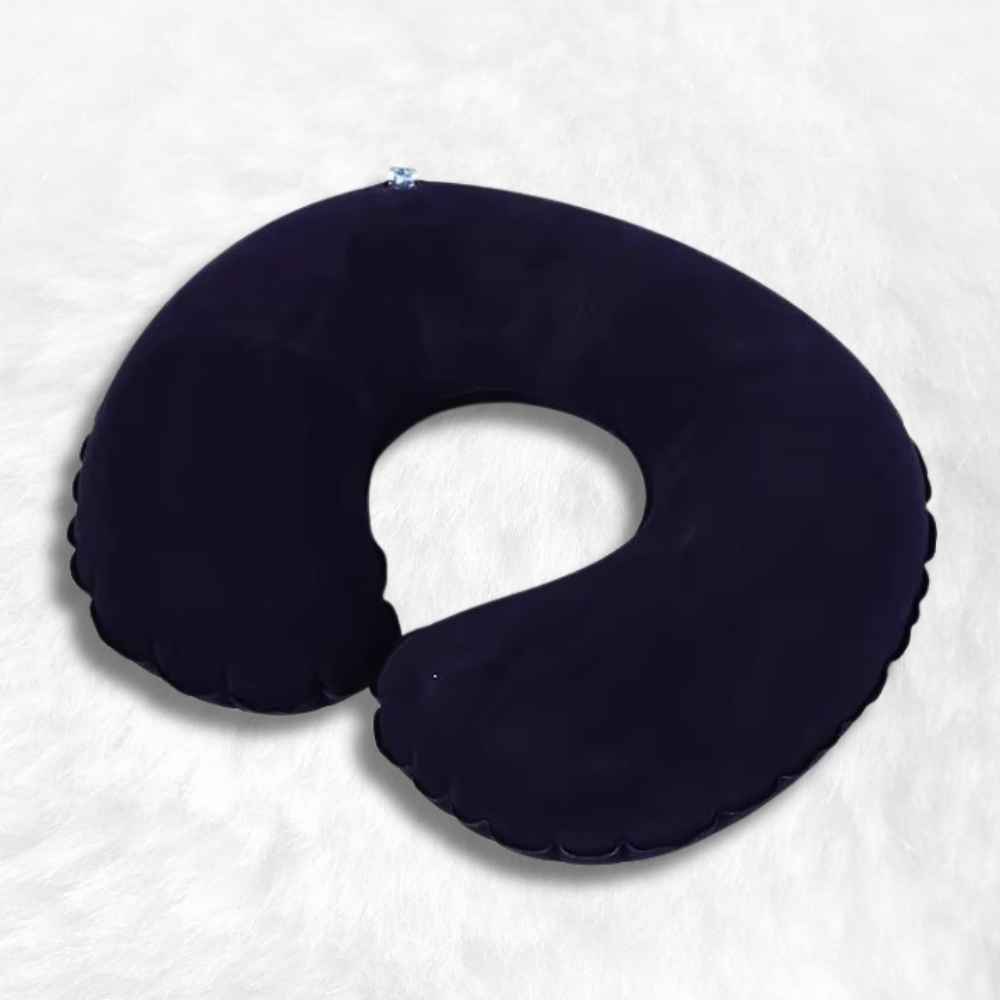 Coussin de Voyage Gonflable noir