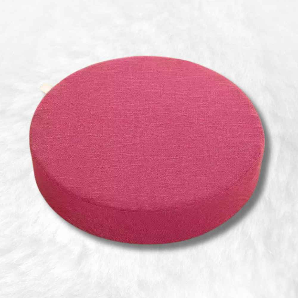 Coussin Yoga d'Assise rose