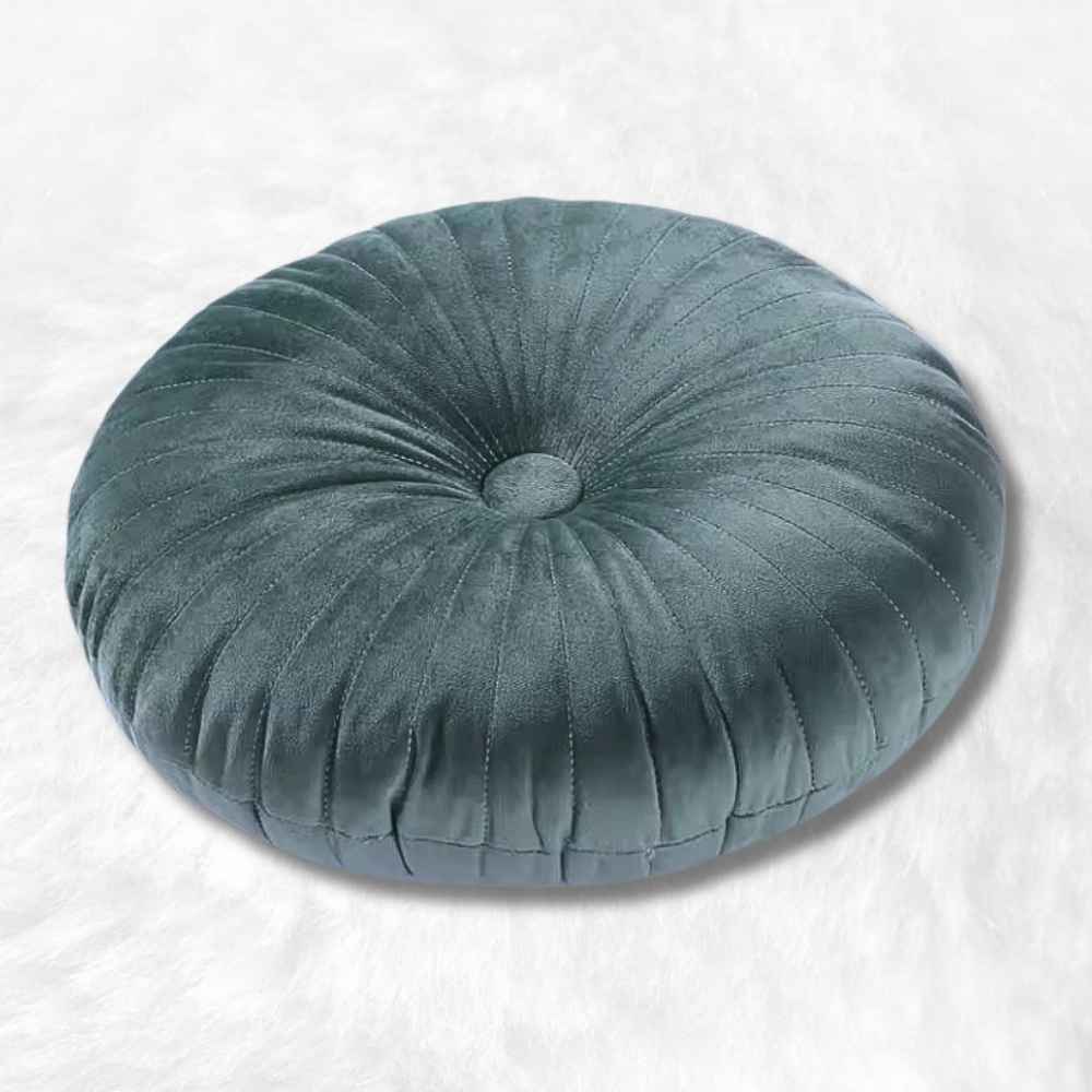 Coussin Yoga Rond Vert