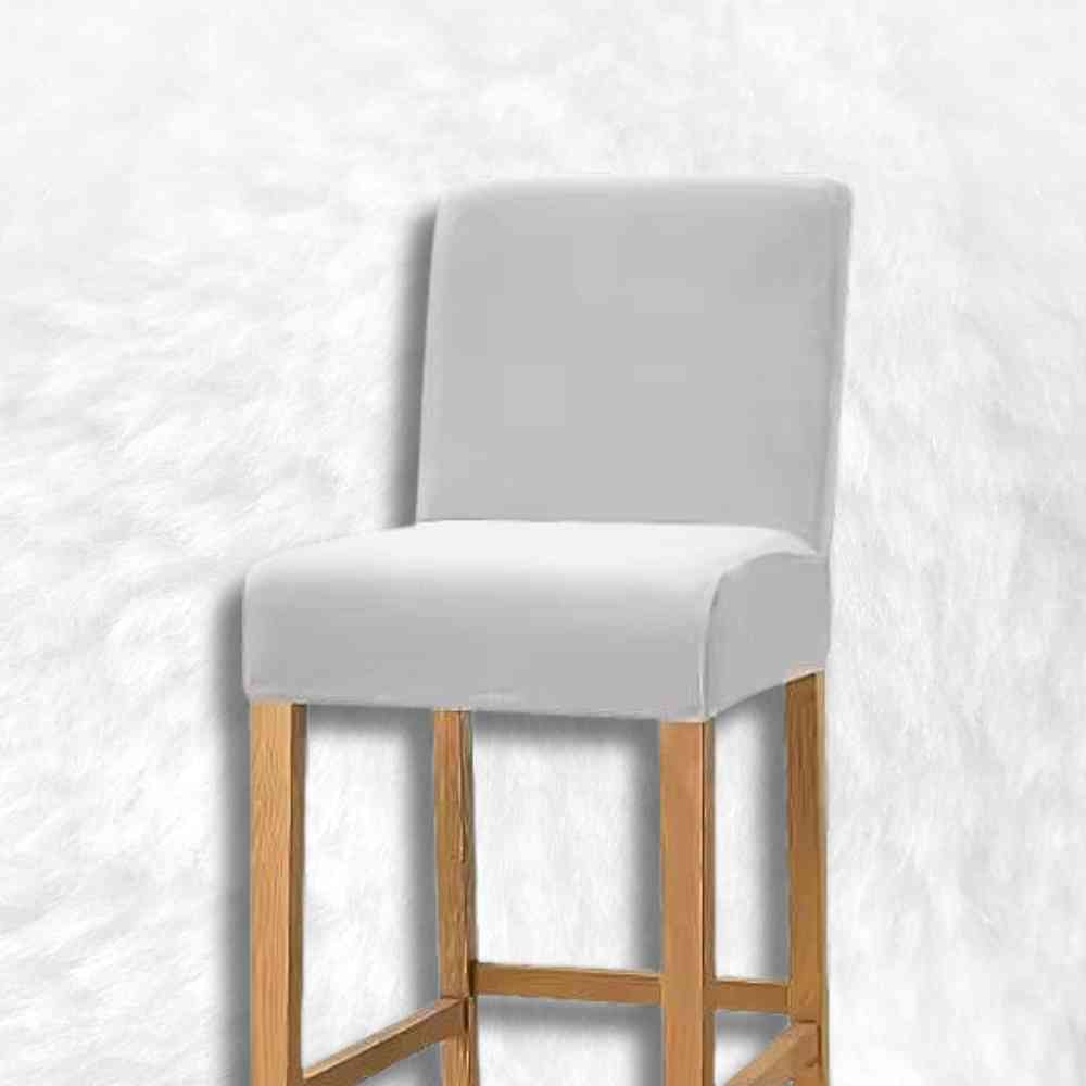 Housse Chaise Haute gris clair