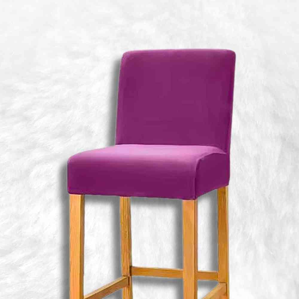 Housse Chaise Haute violette
