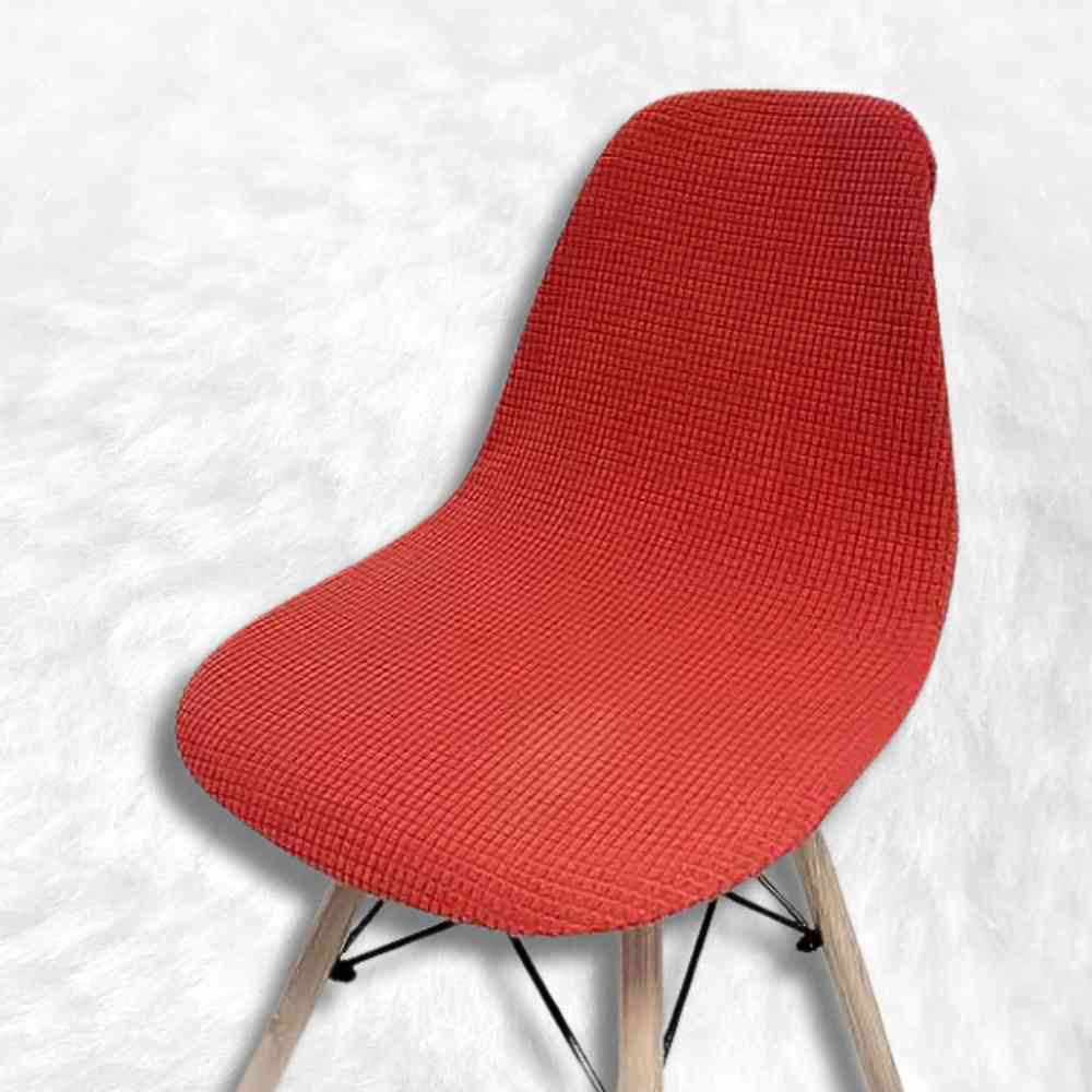 Housse de Chaise Scandinave rouge