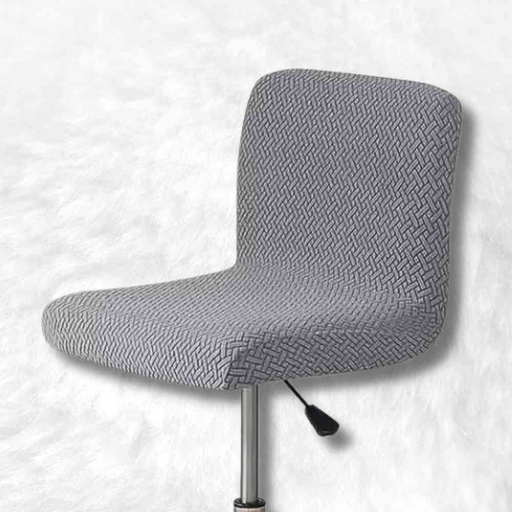Housse de Chaise de Bar Extensible grise